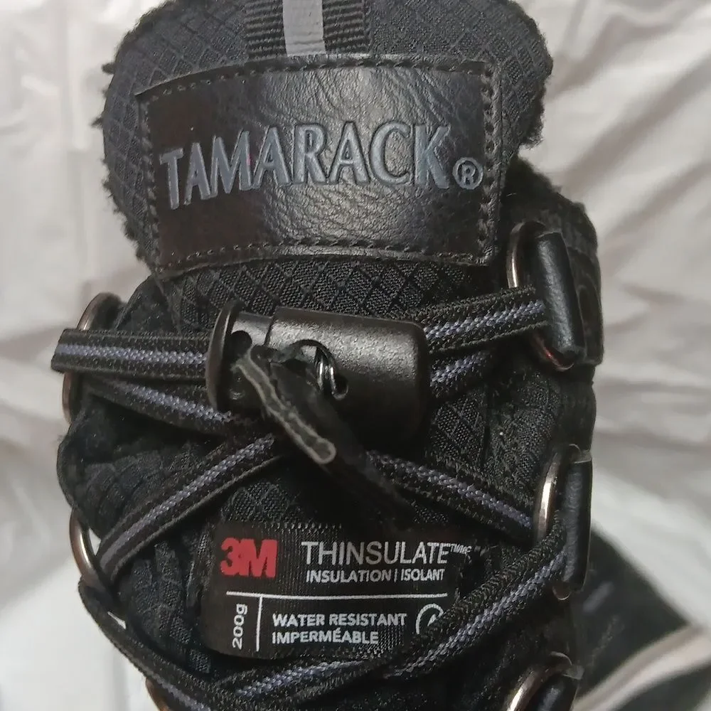 Tamarack Black Thinsulate Watee Resistant Impermeable Snow Boots Toddler Sz 10